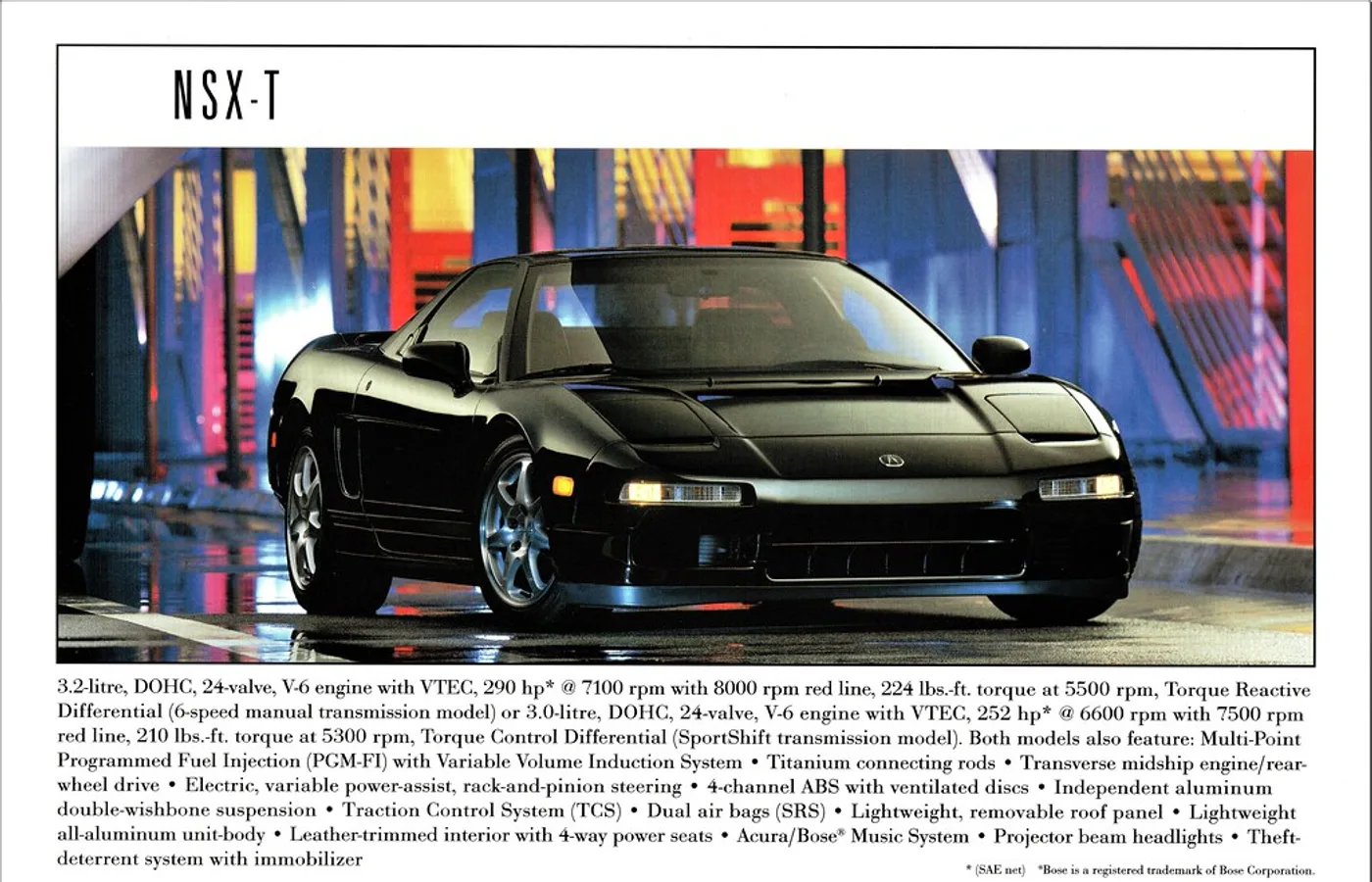 Acura NSX-T, vue extérieure du modèle