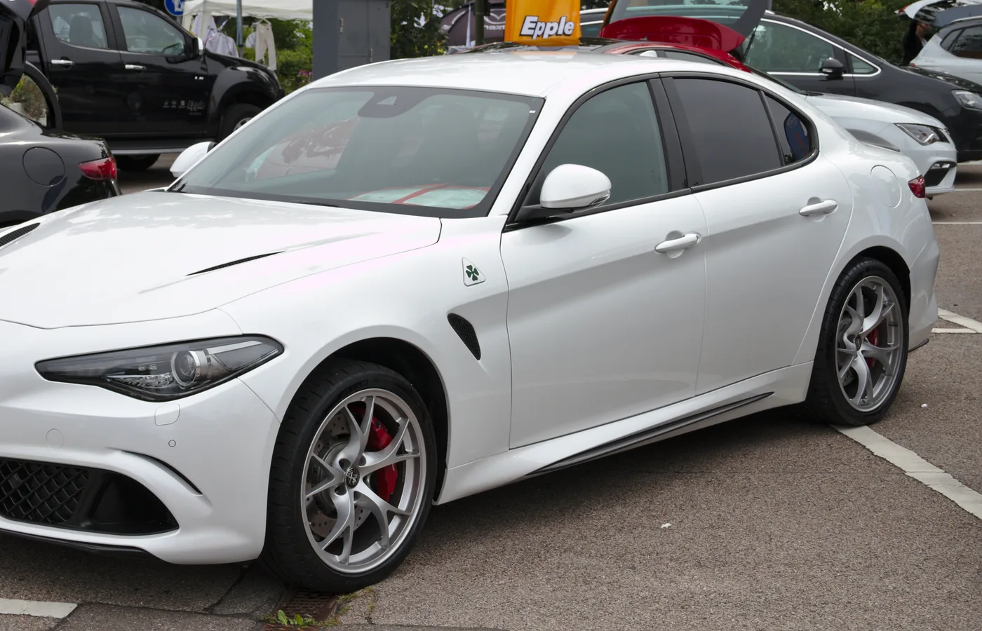 Alfa Romeo GIULIA QUADRIFOGLIO, vue extérieure du modèle