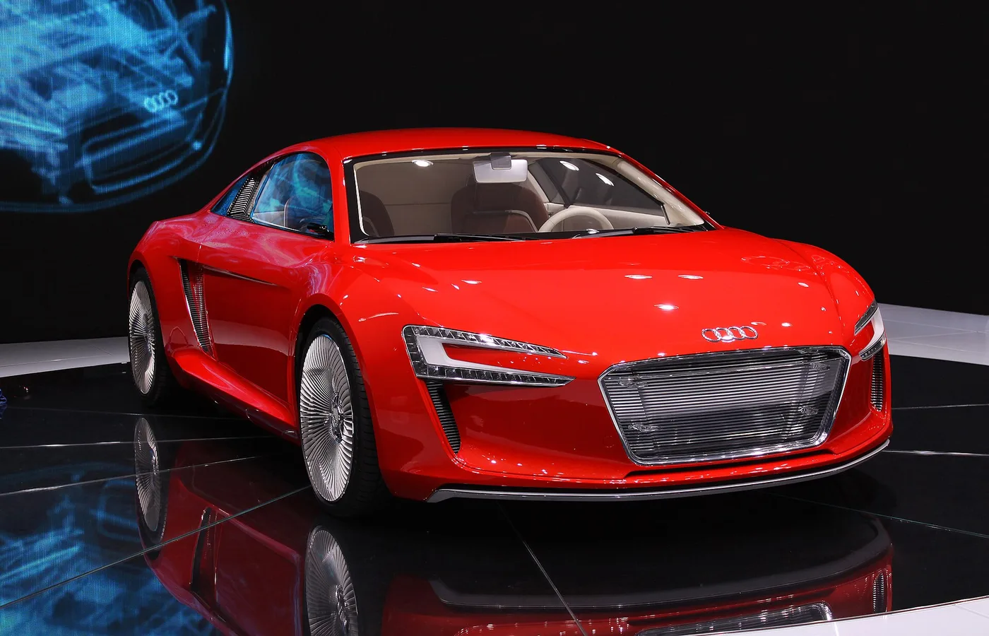 Audi AUDI E-TRON, vue extérieure du modèle