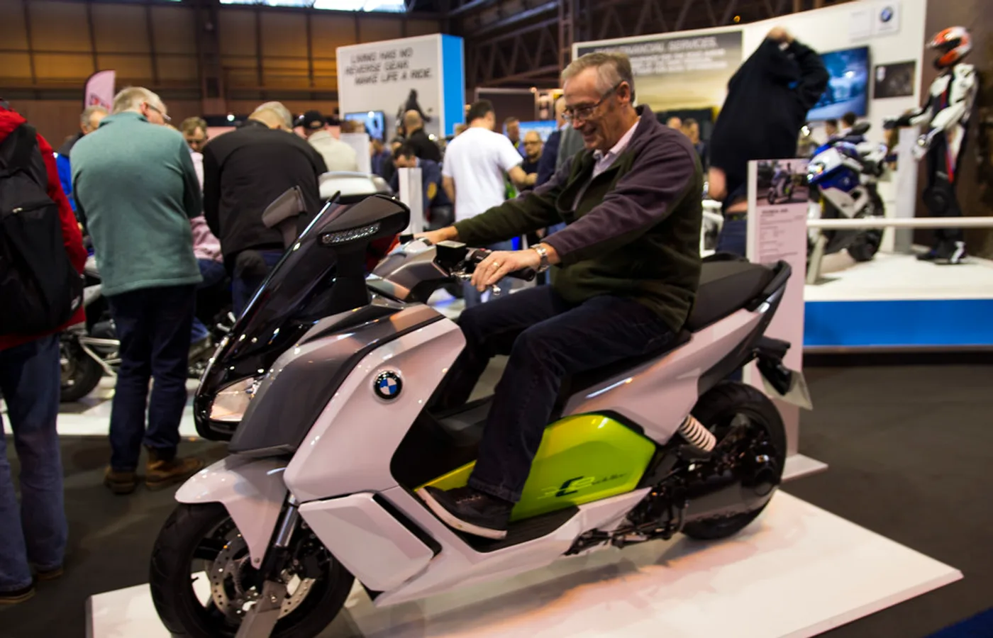 BMW C Evolution, vue extérieure du modèle