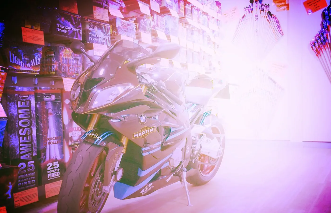 BMW HP4, vue extérieure du modèle