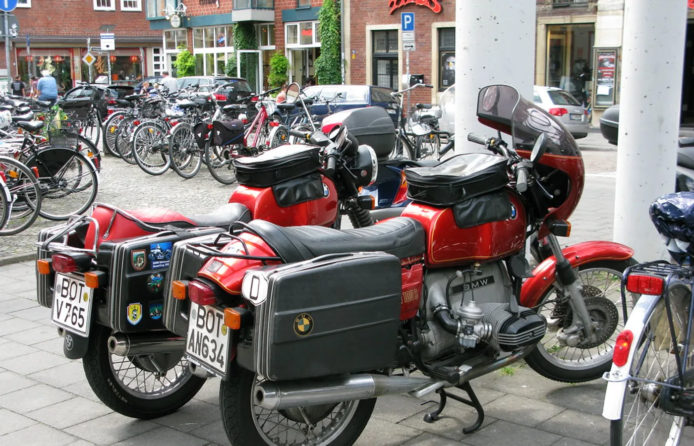 BMW R 100, vue extérieure du modèle