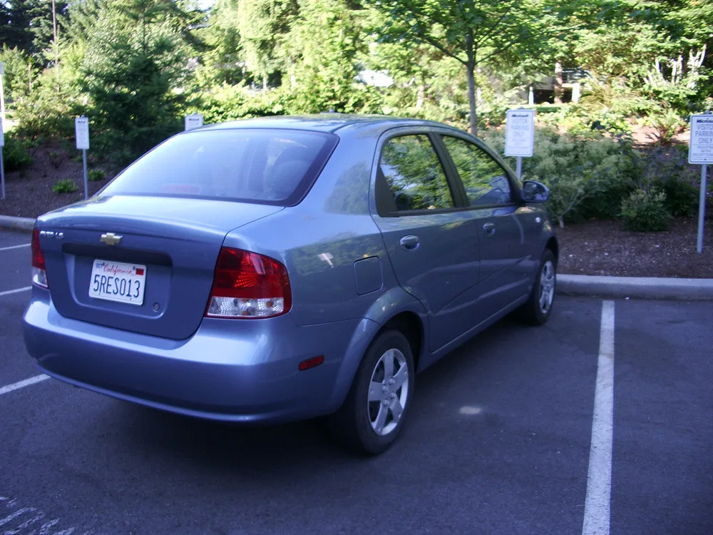 Chevrolet Aveo, vue extérieure du modèle
