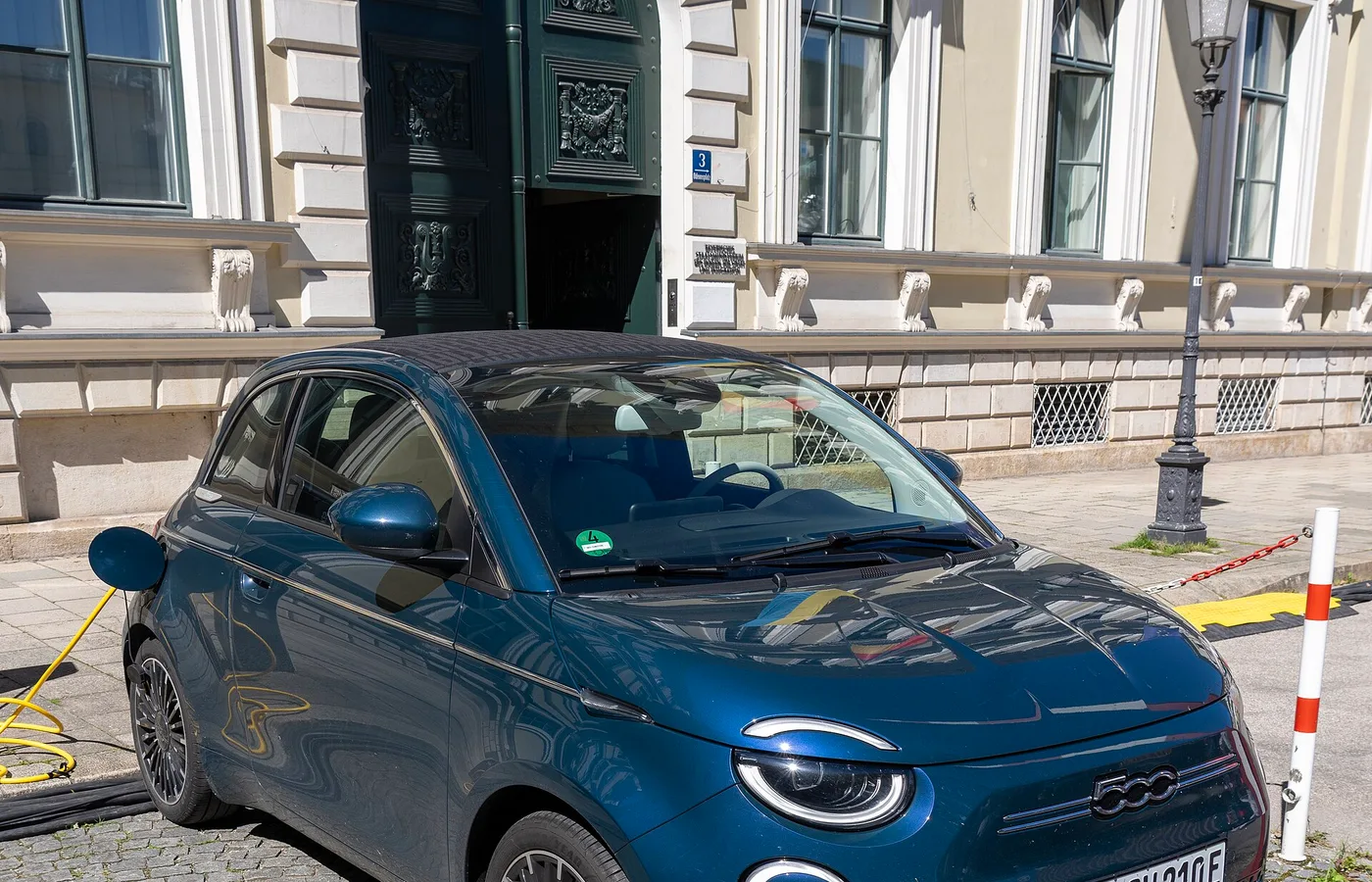 Fiat 500e, vue extérieure du modèle