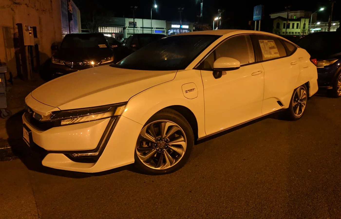 Honda Clarity, vue extérieure du modèle ou d'une variante proche