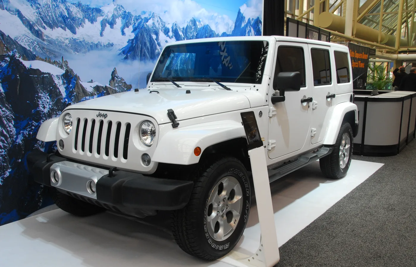 Jeep Wrangler, vue extérieure du modèle