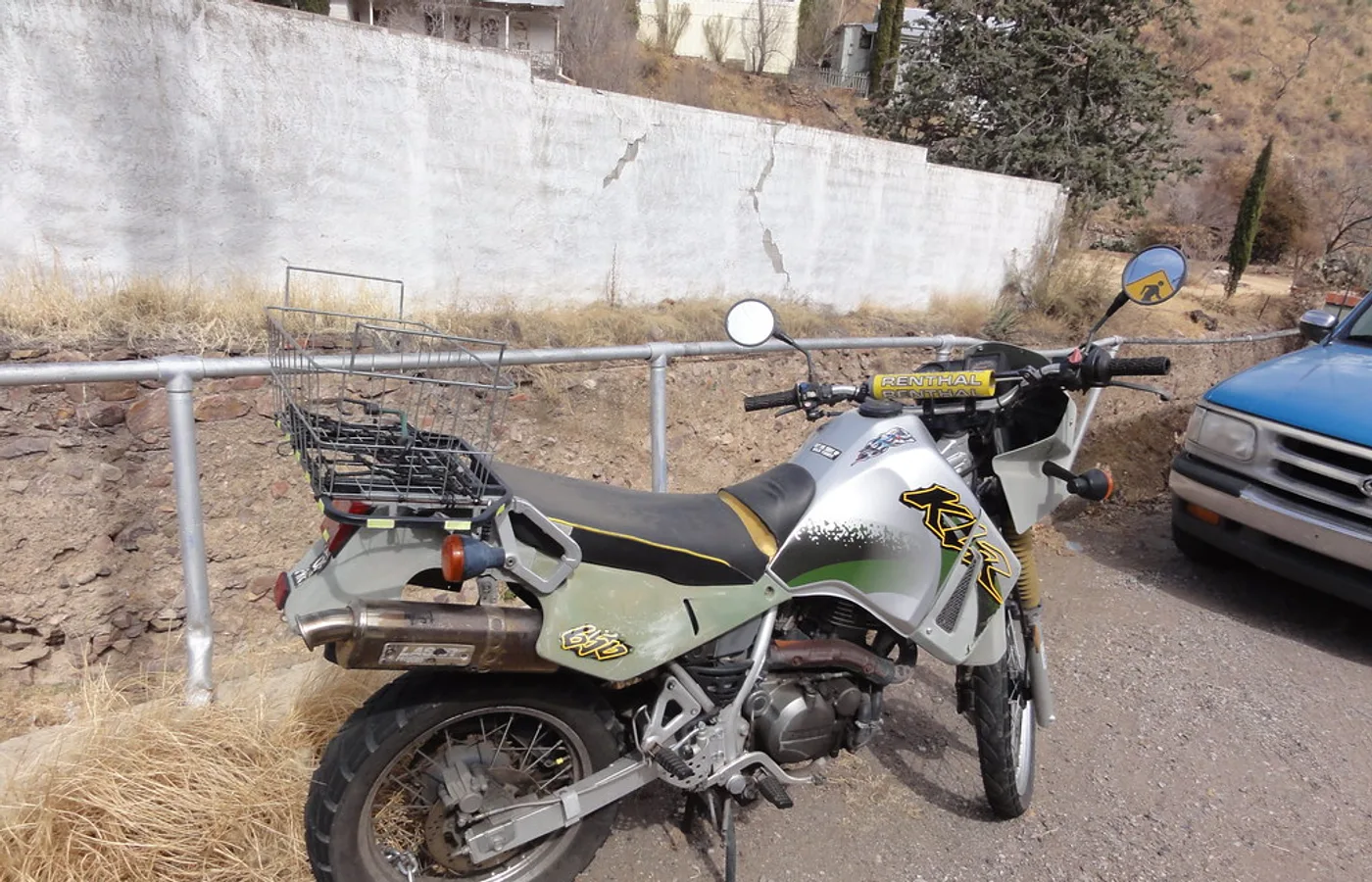 Kawasaki KLR650, vue extérieure du modèle