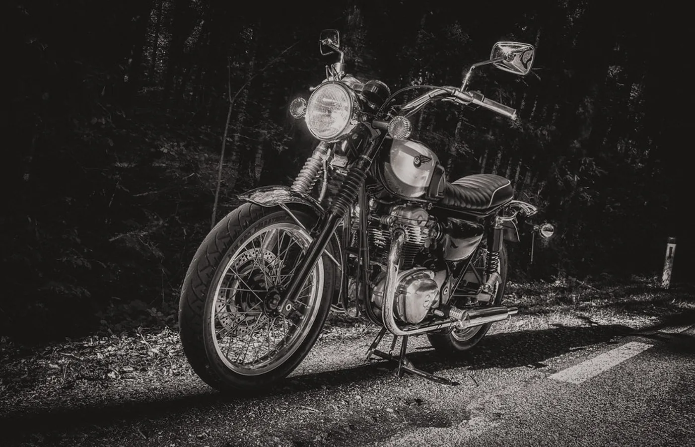 Kawasaki W650, vue extérieure du modèle