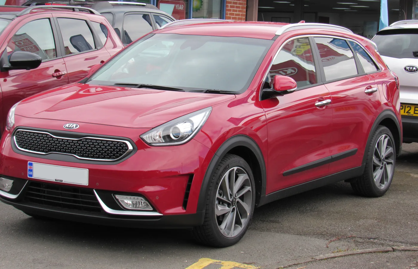 Kia NIRO PHEV, vue extérieure du modèle ou d'une variante proche