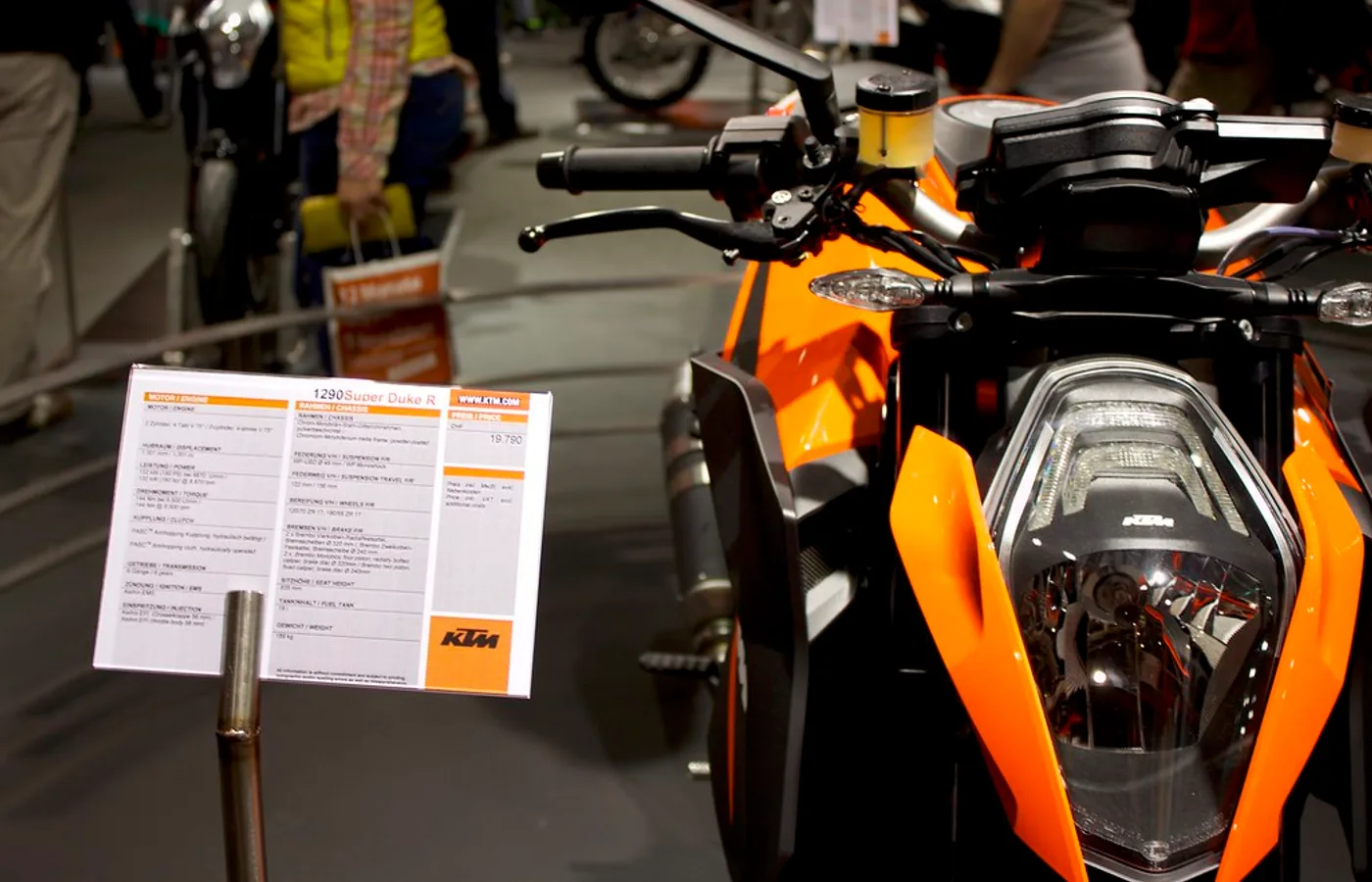 KTM Super Duke R, vue extérieure du modèle