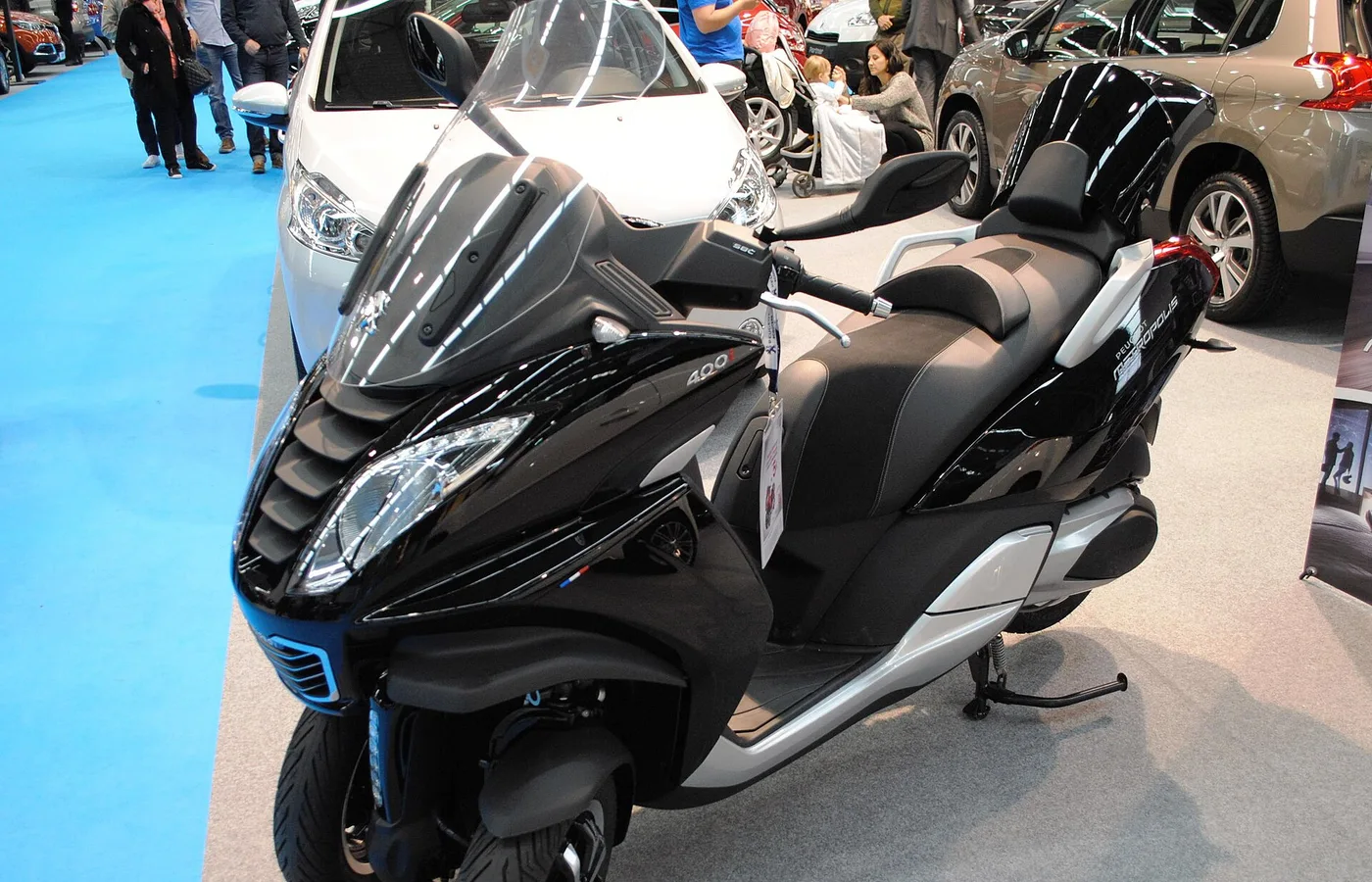 Peugeot Metropolis, vue extérieure du modèle