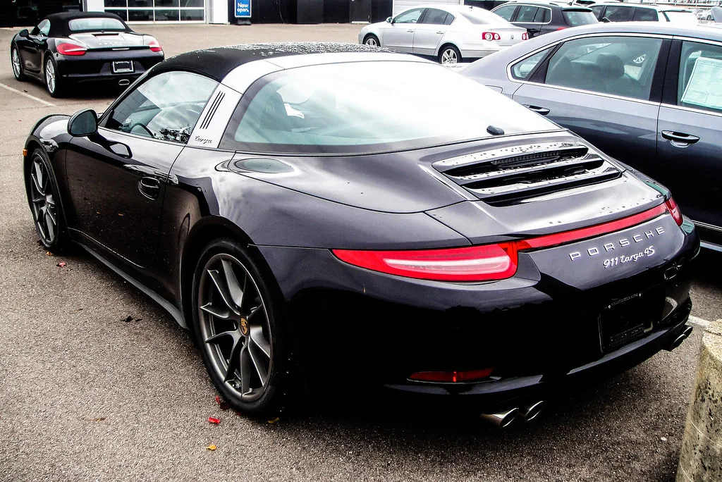 Porsche 911 TARGA 4S, vue extérieure du modèle