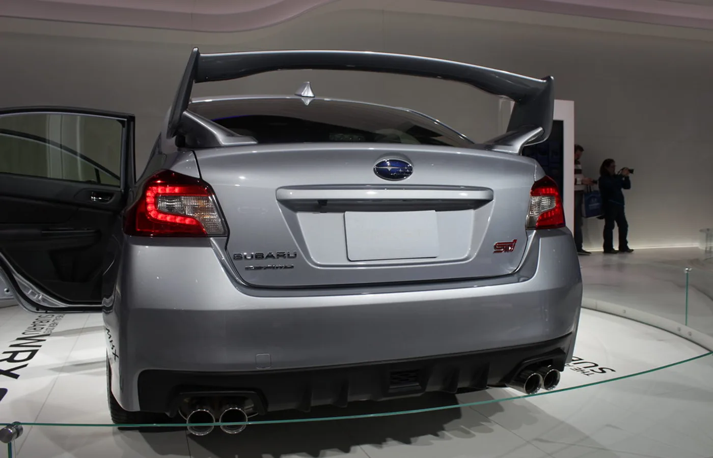 Subaru WRX, vue extérieure du modèle