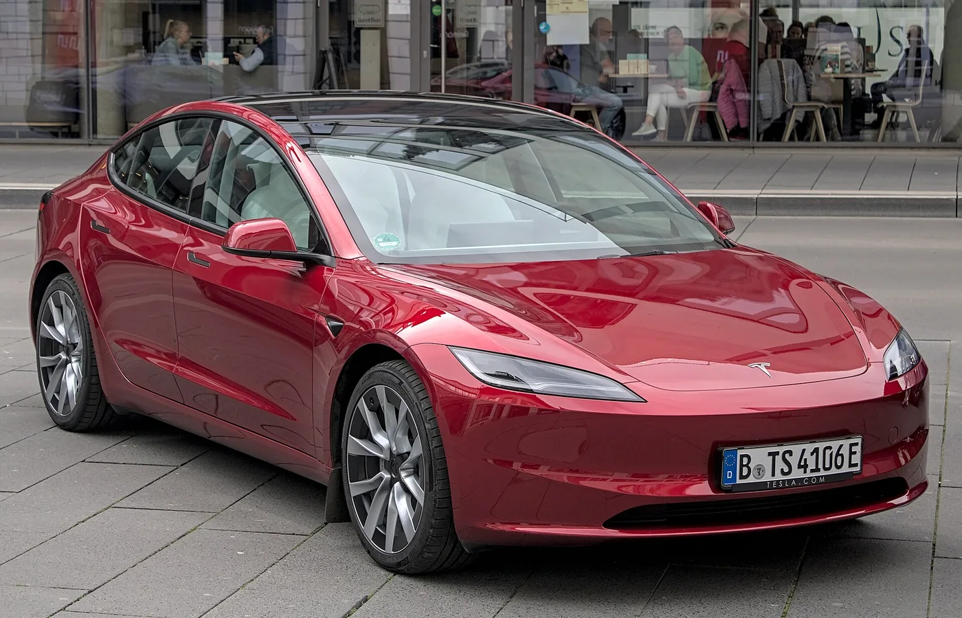 Tesla Model 3, vue extérieure du modèle
