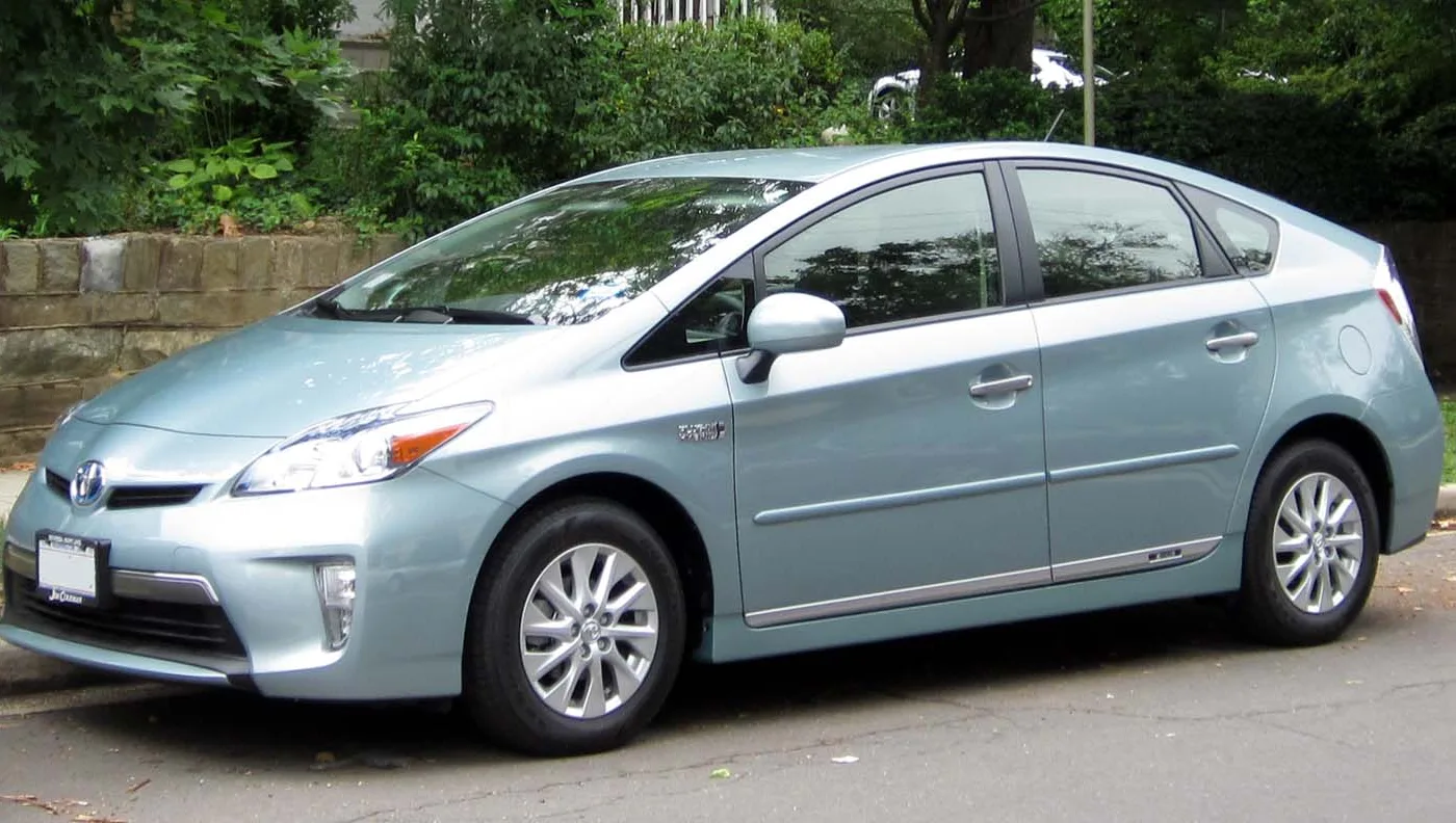 Toyota Prius C, vue extérieure du modèle ou d'une variante proche