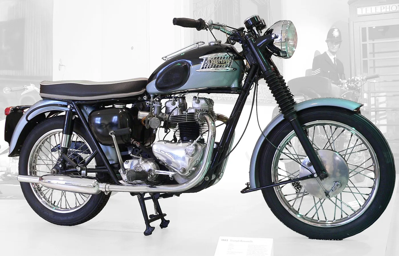 Triumph Bonneville, vue extérieure du modèle