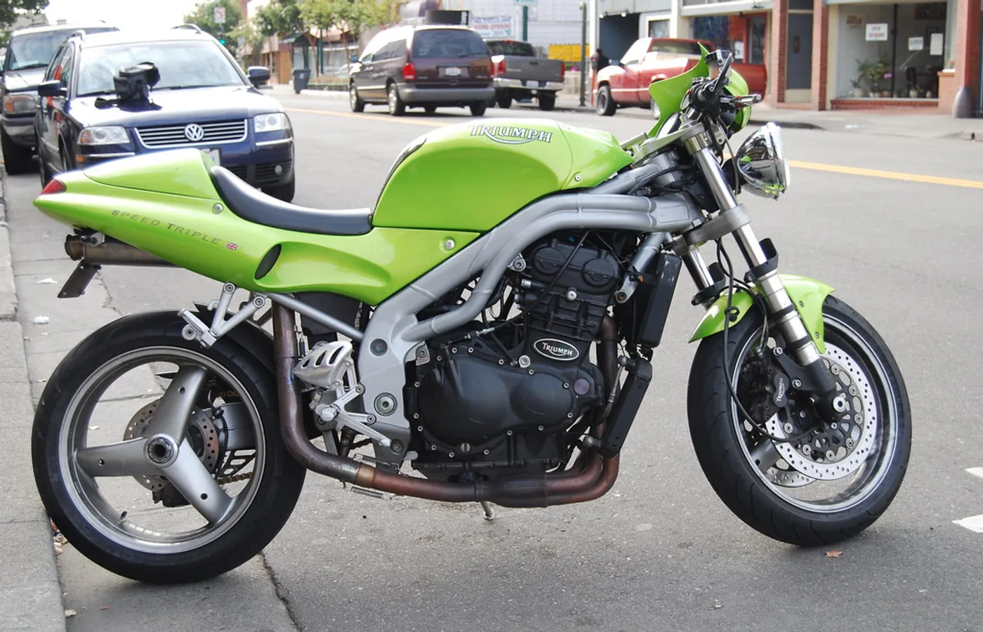 Triumph Speed Triple, vue extérieure du modèle