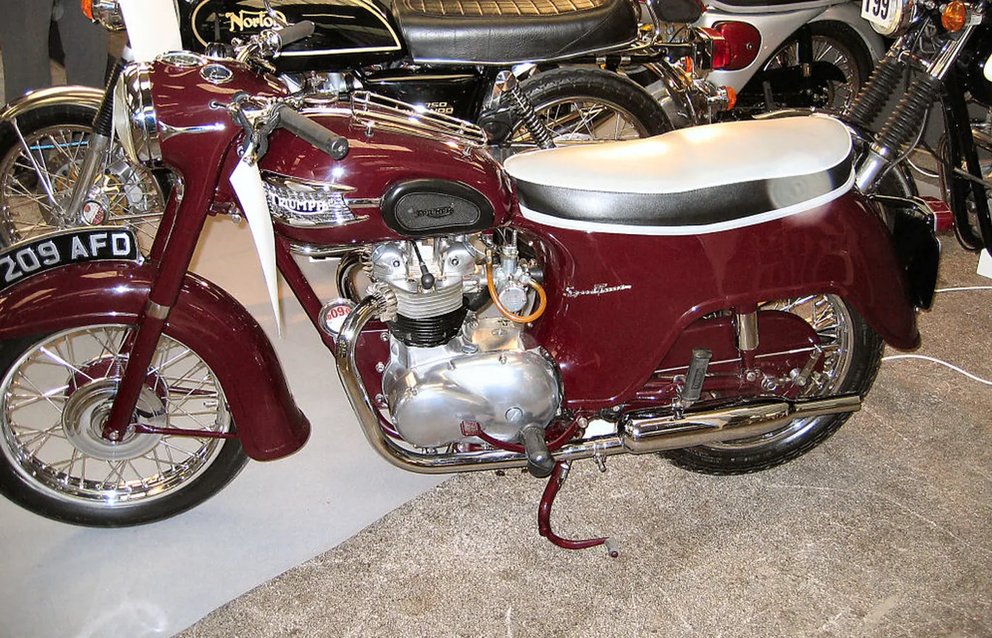 Triumph Speed Twin, vue extérieure du modèle