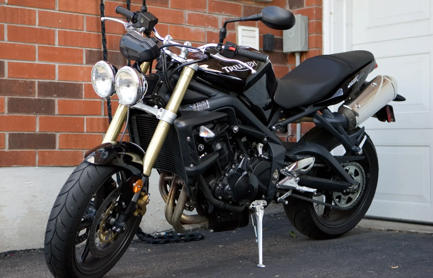 Triumph Street Triple, vue extérieure du modèle