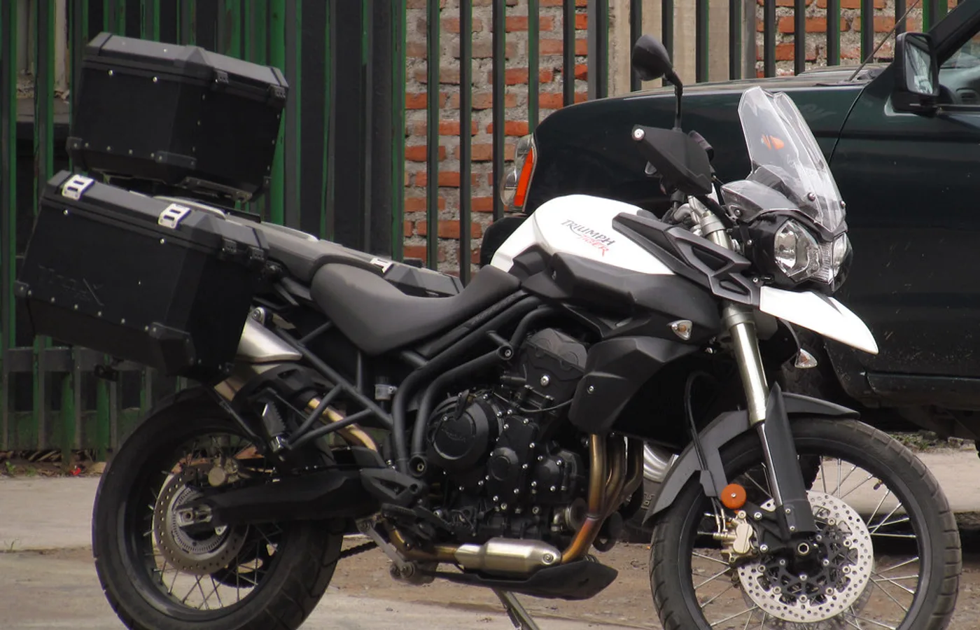 Triumph Tiger 800, vue extérieure du modèle