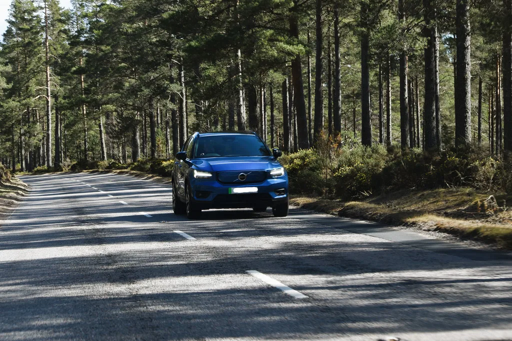 Volvo C40, vue extérieure du modèle ou d'une variante proche