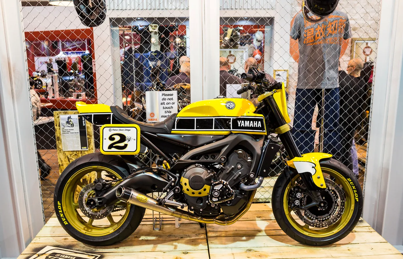 Yamaha XSR900, vue extérieure du modèle